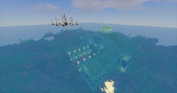 Upgraded Ocean Monument wit Pirate convoy