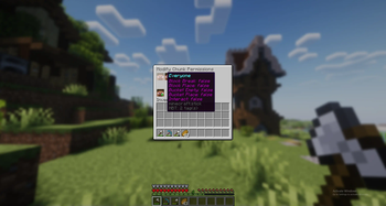 Modify chunk permissions