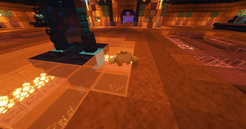 Stegosaurus on the floor