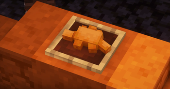 Stegosaurus on item frame