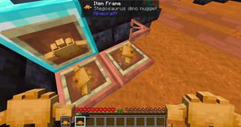 Stegosaurus Dino nugget in First person