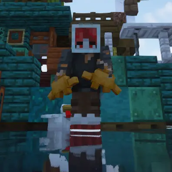 Stegosaurus nugget in both hands