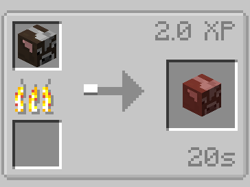 Smelting Cooked Block of Cow
