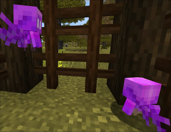 two allays traped