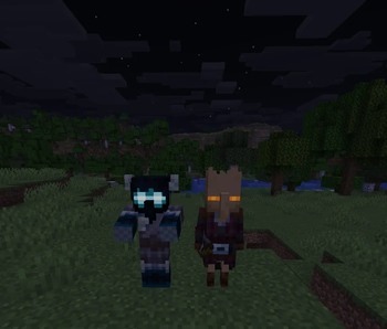 the wooden golem and the sculk husk!