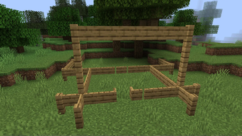 Fences, the laggest blocks in Minecraft.