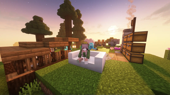 Minecraft World with the Modpack