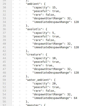 .minecraft/config/mobcap_modifier.json5
(here opened with Kwrite)