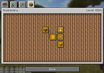 Husbandry Tab