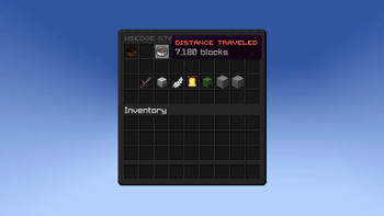 Total Distance the player traveled in the server