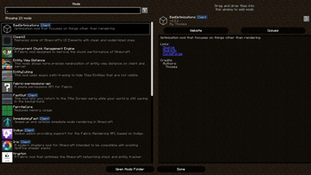 Mod menu