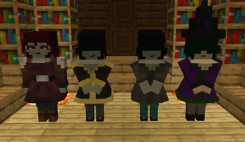 All the illagers together
