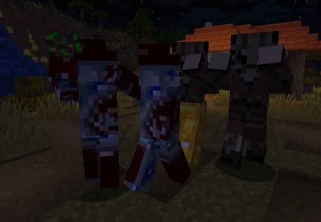 Drowned and husk's critically injured state.