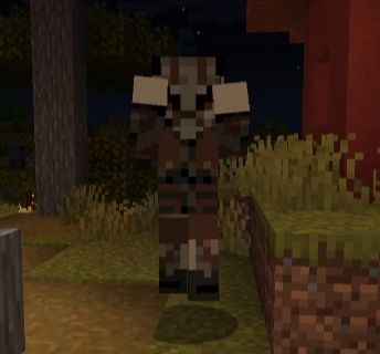 Husk's skin is starting to change.