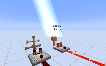summon a lightning bolt with a copper electrostatic ball