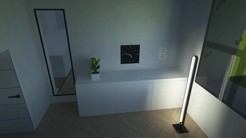 Modern Clock, Drawers, Lamps, more!