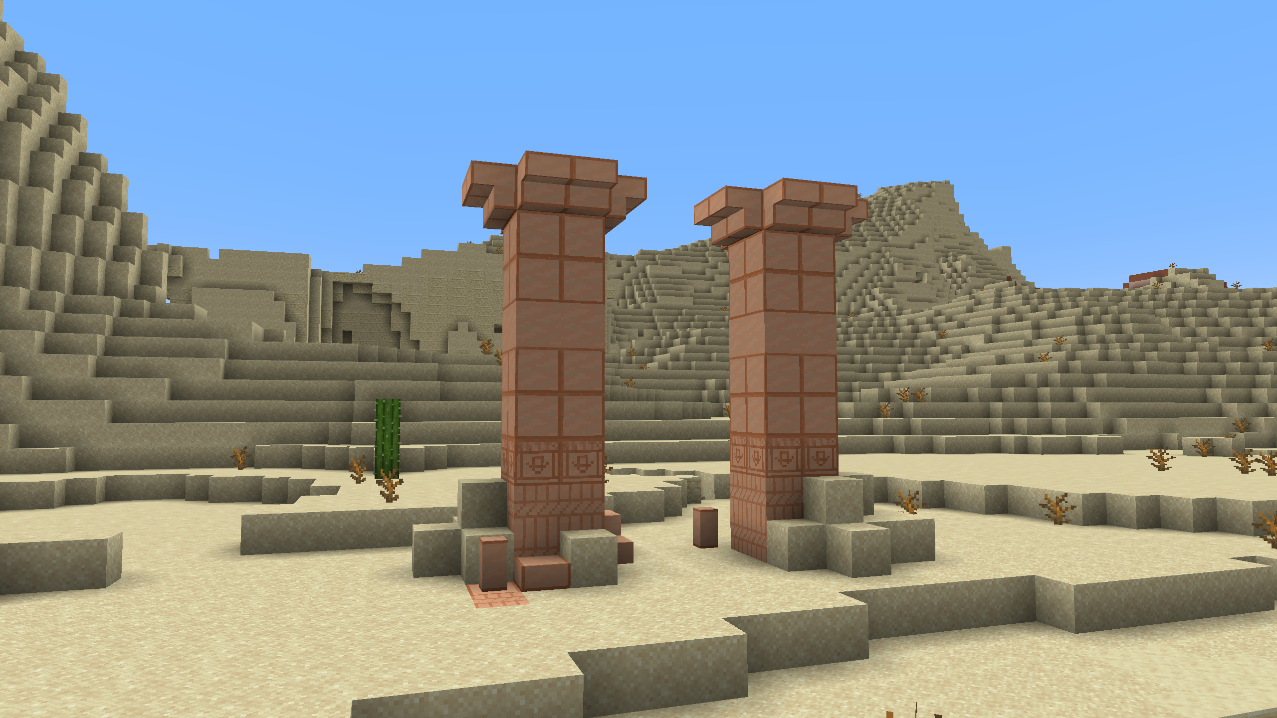 Gypsum Obelisks in the Desert