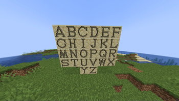 Sandstone Letters