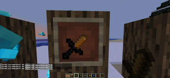 Gold sword 