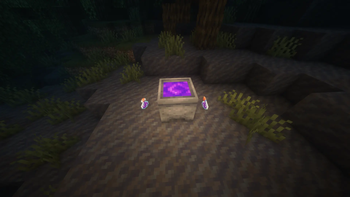 Liquids will go in cauldrons + bottled portal liquid