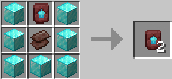 Netherite upgrade template duplication with diamond blocks