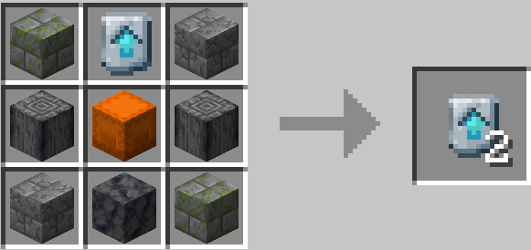 Iron  upgrade template duplication with endgame farmable items