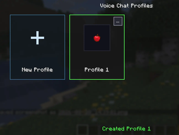 Creating Profile