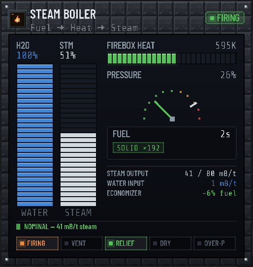 Boiler UI