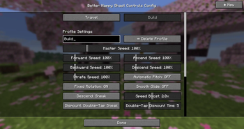 Profile Settings