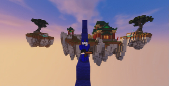 Playing Bedwars