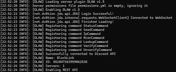 Server Console - On Server Startup