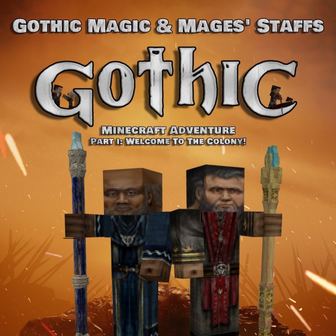 Gothic Magic & Mages' Staffs