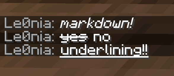 Some of the markdown you can apply