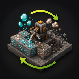 Simple Ore Vein Miner