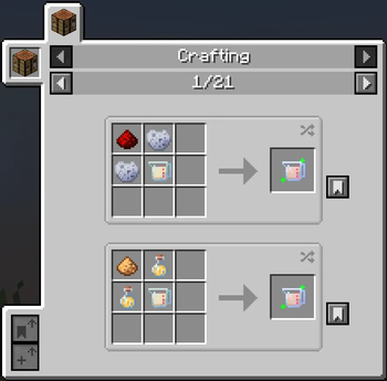 You can easily view the recipes for “Motyotyo with Effect”!