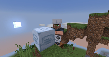 Villager with Motyotyo Arcane Irreversible Fusion Furnance