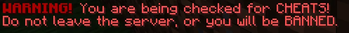 WARNING