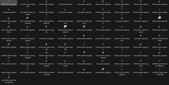 All spawn egg textures