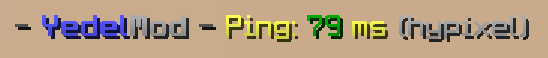 /yedel ping hypixel