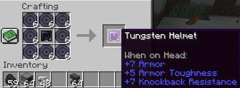Tungsten Armor/tools