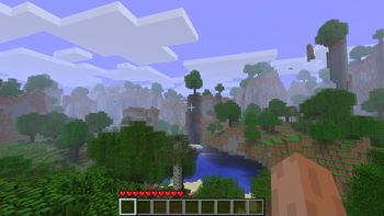 Forest biome / extreme hills hybrid