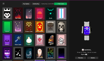 community capes button