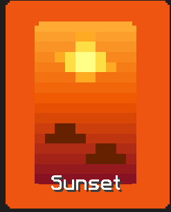 Sunset cape