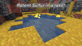 Potent Sulfur in a lake!