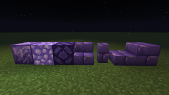 All these blocks are added by this mod.