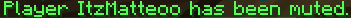 /mute Player Message