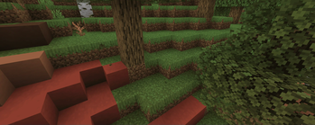 With +4 pixels to the grass