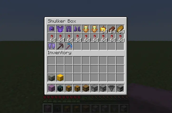 Shulker Box Edit Screen