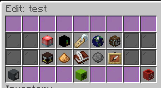 warp edit menu