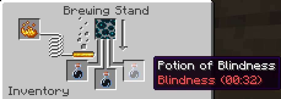 Potion of Blindness Recipe